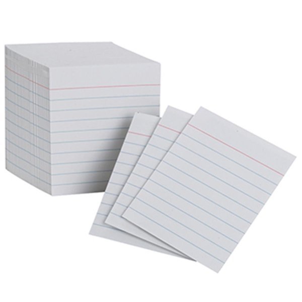 Esselte Corporation Ess10009 Oxfords Mini Index Cards White Ruled, Esselte Corporation, Mfr#: ESS10009